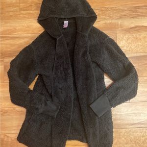 Women’s Black Fuzzy Sweater